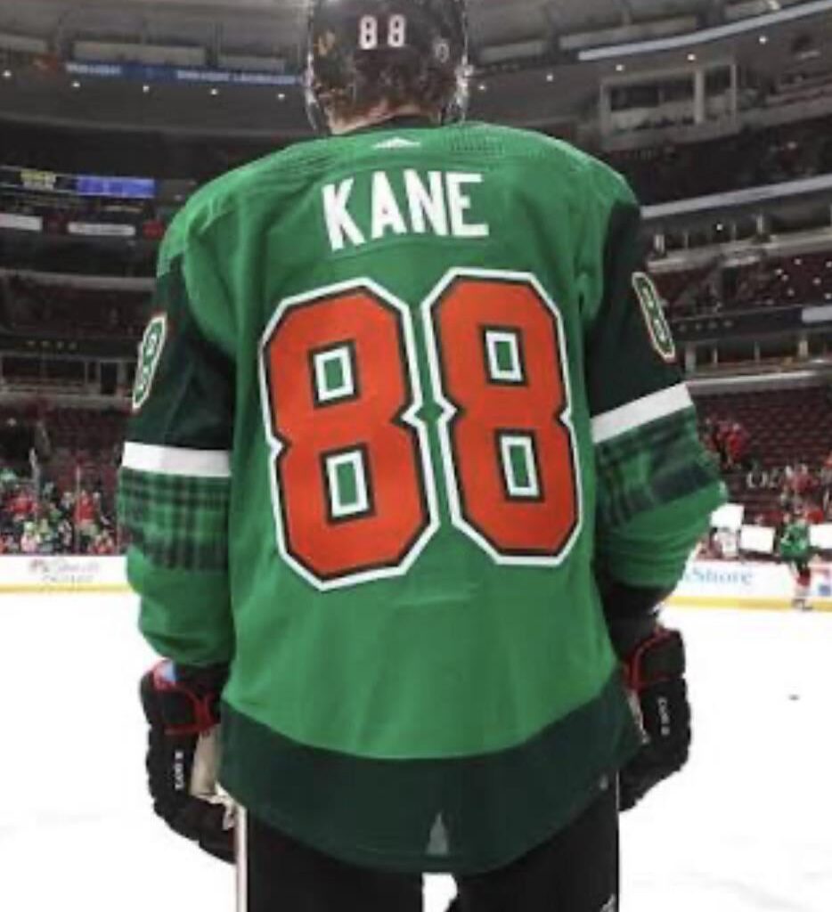 Did Kane wear an “A” patch with this jersey?