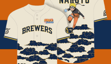 The Milwaukee Brewers will be giving away a NARUTO-themed baseball jersey on August 5 vs. the Pirates