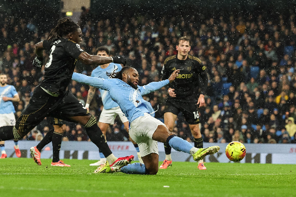Watch Antoine Semenyo’s goal in Manchester City's 3-0 win over Fulham