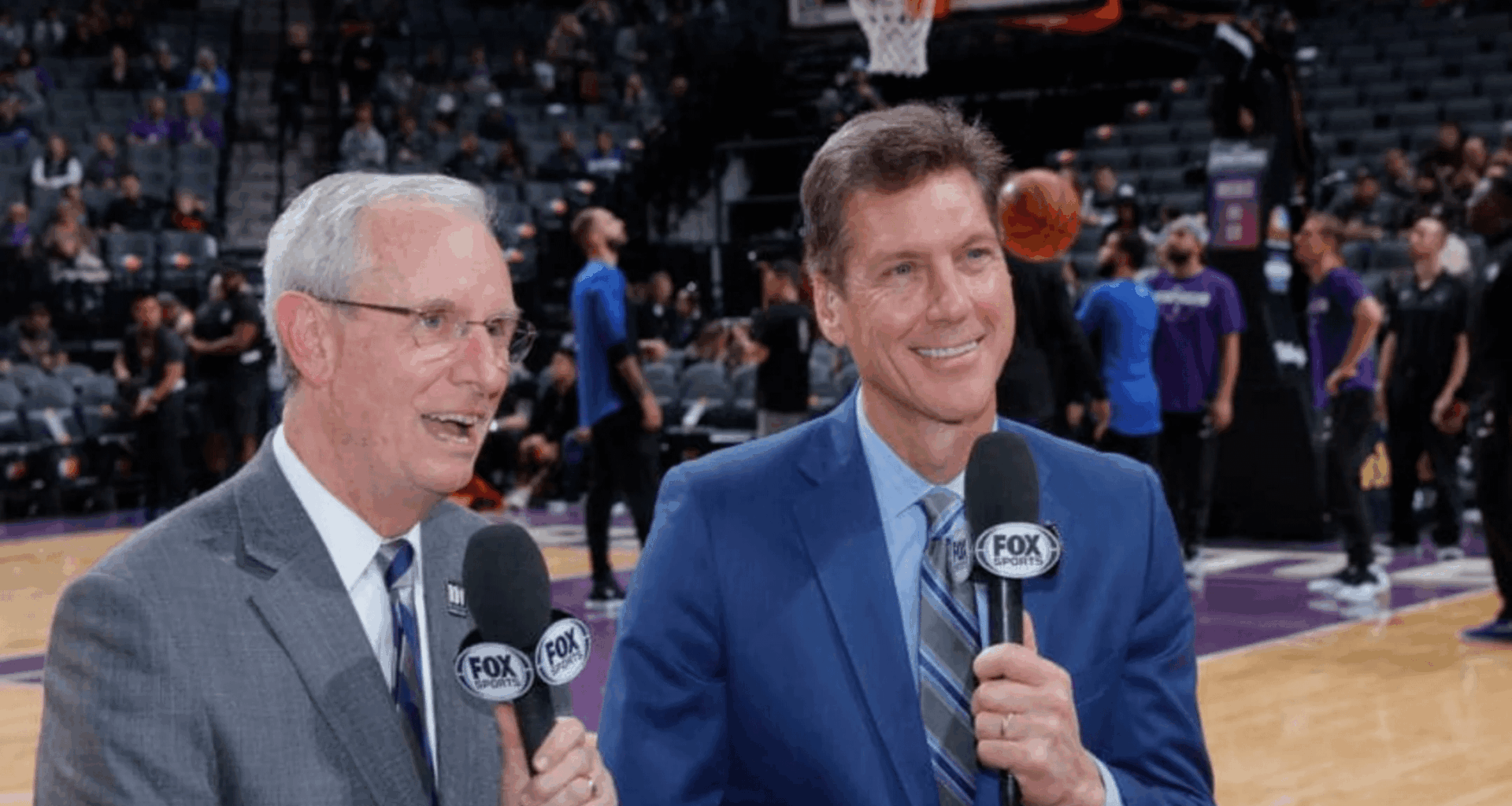 These two are so good on Magic broadcast. There's a warmness to them. They have the right mix of excitement and information. They're traditional but don't feel dated. Their voices contrast perfectly.