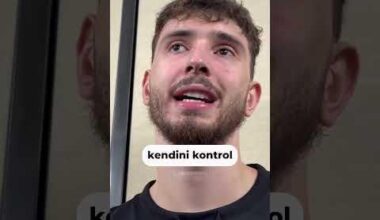 Alperen says, he went to locker room and apologized from the ref