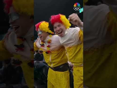 Mammoth's JJ Peterka helps Team Germany School France today