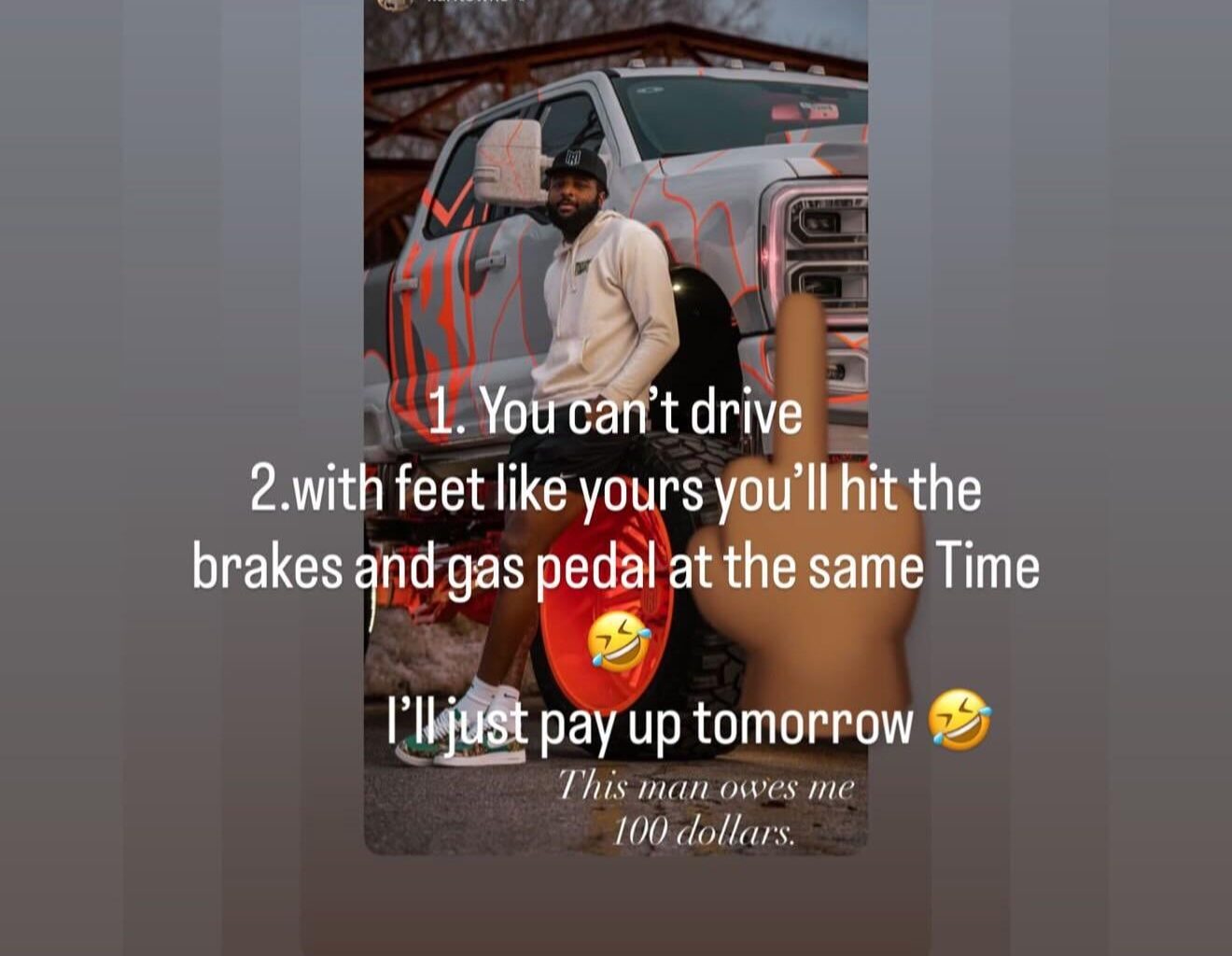 I assume this is what Kat and Mitch’s back n forth at the end of the Trailblazers game was over