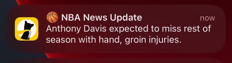 News we all expected for this year