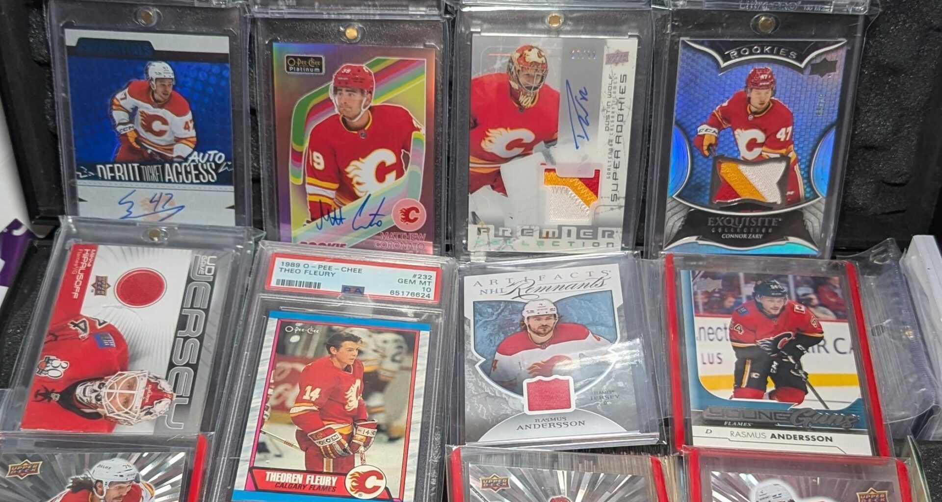 Recently got back into hockey cards. Here's some highlights of my rapidly growing Flames collection