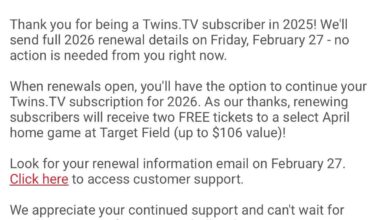 Twins TV 2026 subscription email