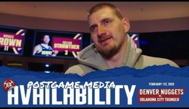 "I Wouldn't Change Him For Anybody" Nikola Jokić on Jamal Murray | Nuggets Postgame Media vs. OKC 🎙️