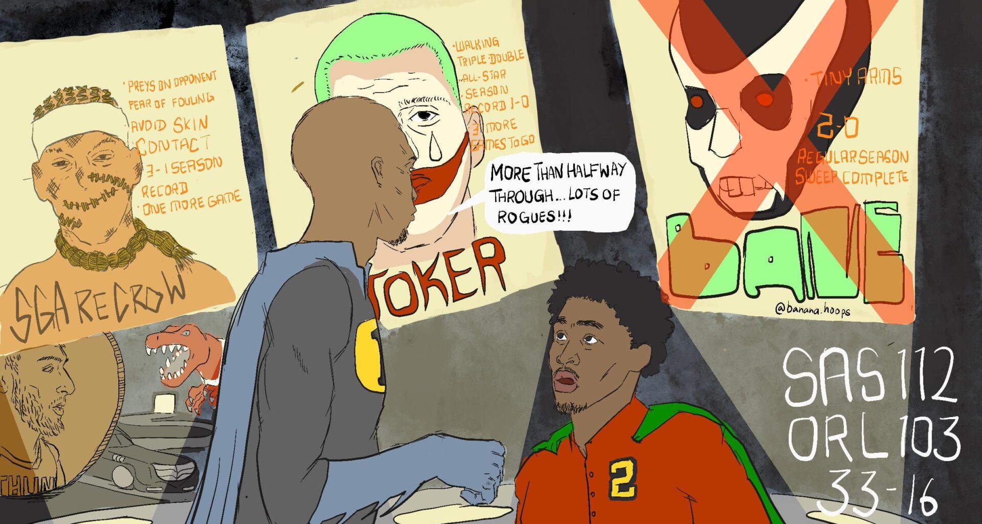 wembat-yama and boy wonder take down bane