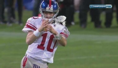 What were your emotions watching the Giants vs 49er 2012 NFC Championship