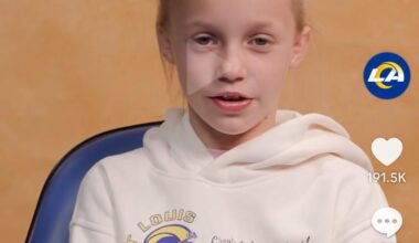 Anybody else notice Stafford’s kids wearing St. Louis merch in this video the Rams posted (with the new helmet)?