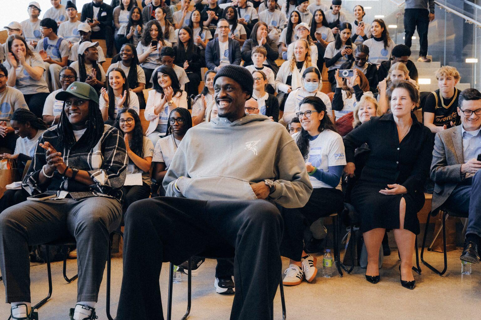 Spicy P spends his day off in Toronto giving back