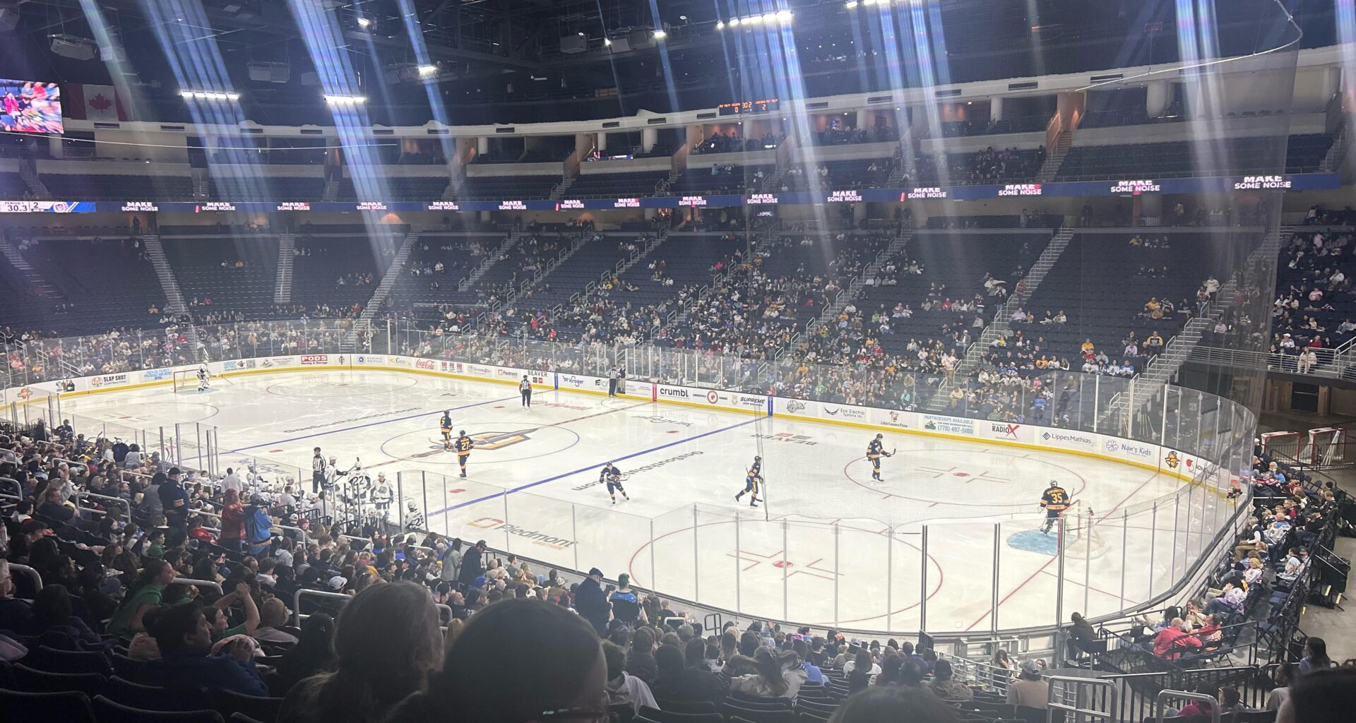 Atlanta Sabres fan in the building for our ECHL affiliate Jacksonville Icemen tonight