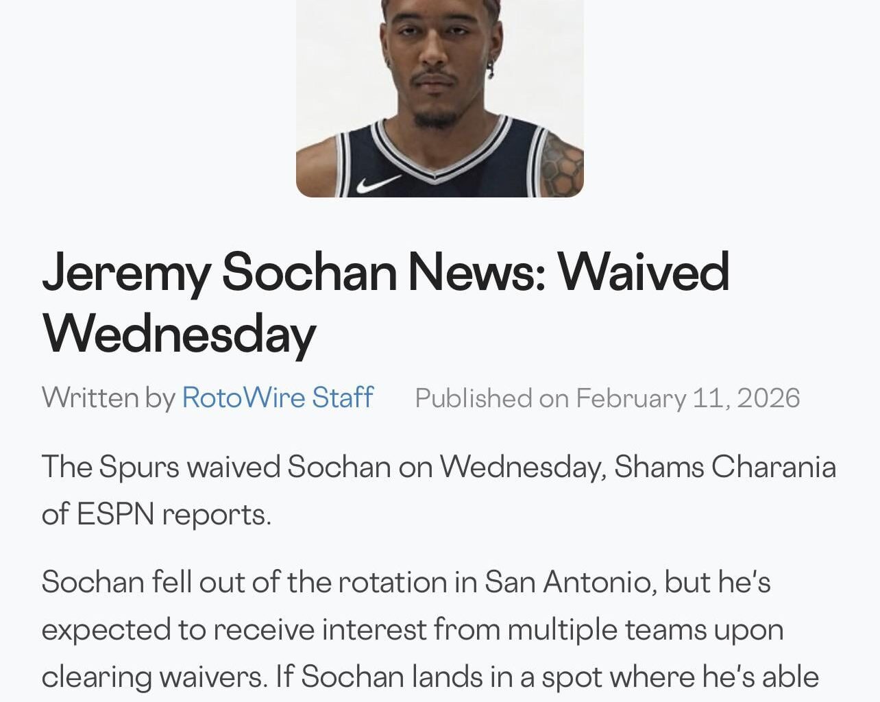 Bucks should go get Jeremy Sochan, thoughts?