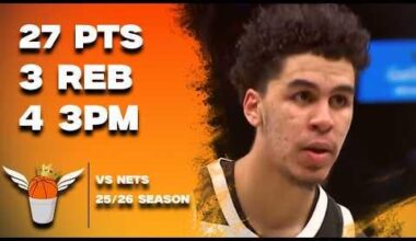 Will Riley Career High 27 Points vs Nets Full Highlights! (2/7/2026)