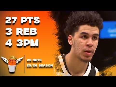 Will Riley Career High 27 Points vs Nets Full Highlights! (2/7/2026)