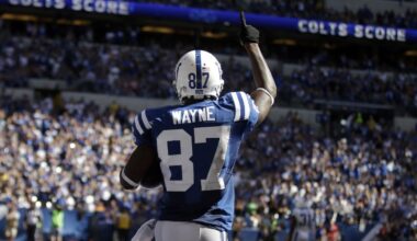 “And with the 30th pick of the 2001 NFL Draft, the Indianapolis Colts select Reggie Wayne, Wide Receiver, Miami”.