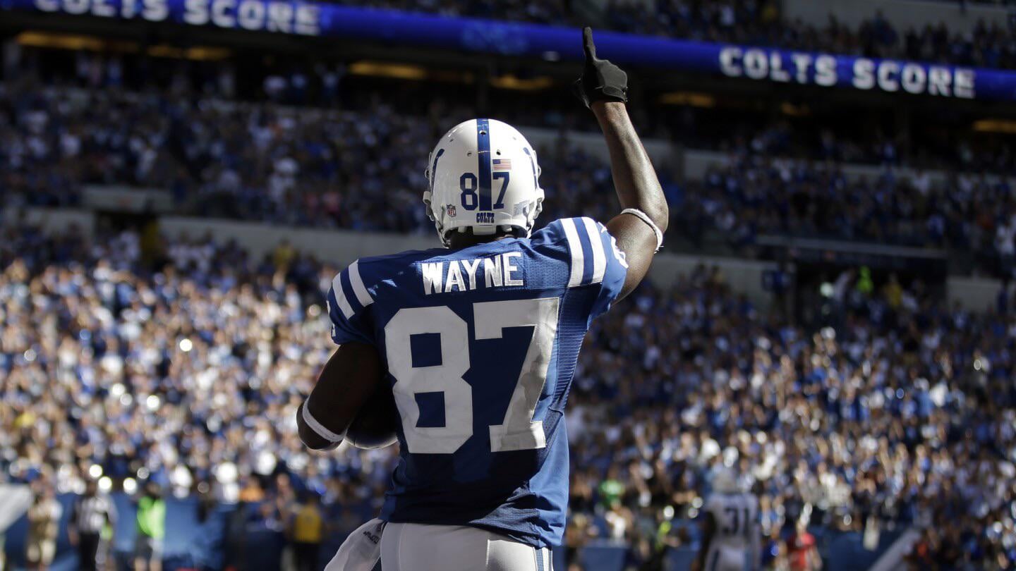 “And with the 30th pick of the 2001 NFL Draft, the Indianapolis Colts select Reggie Wayne, Wide Receiver, Miami”.