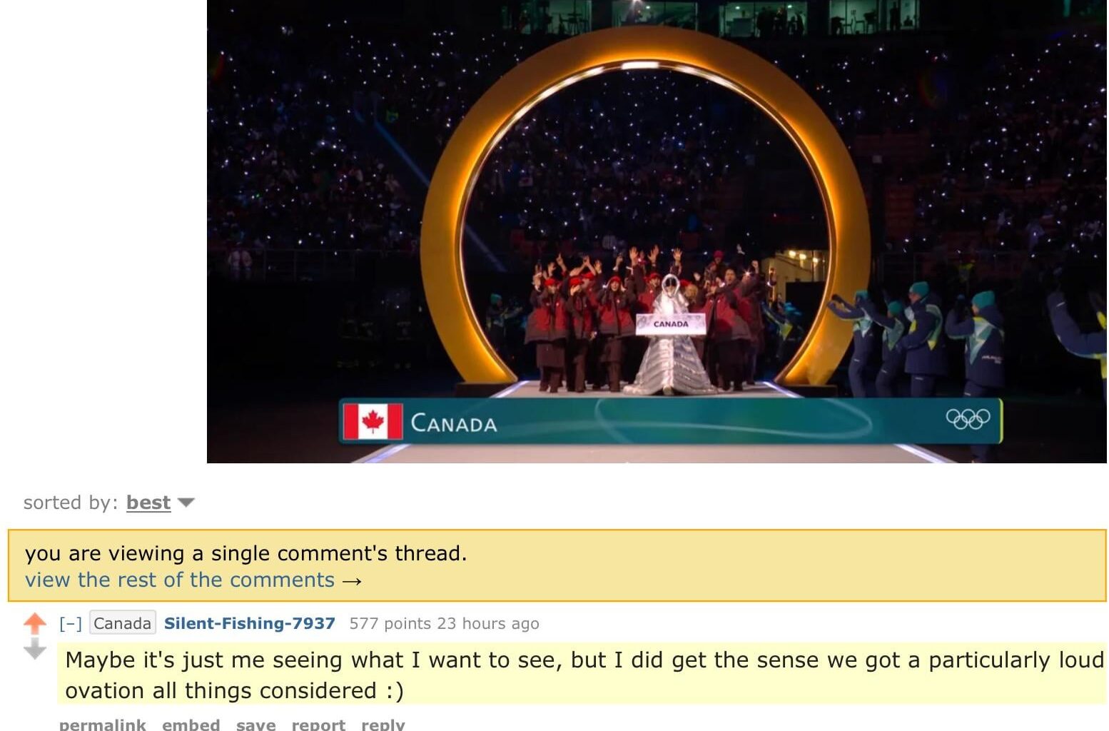 We’re developing a reputation, haha