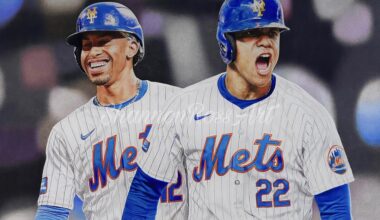 Pencil drawing of Francisco Lindor and Juan Soto