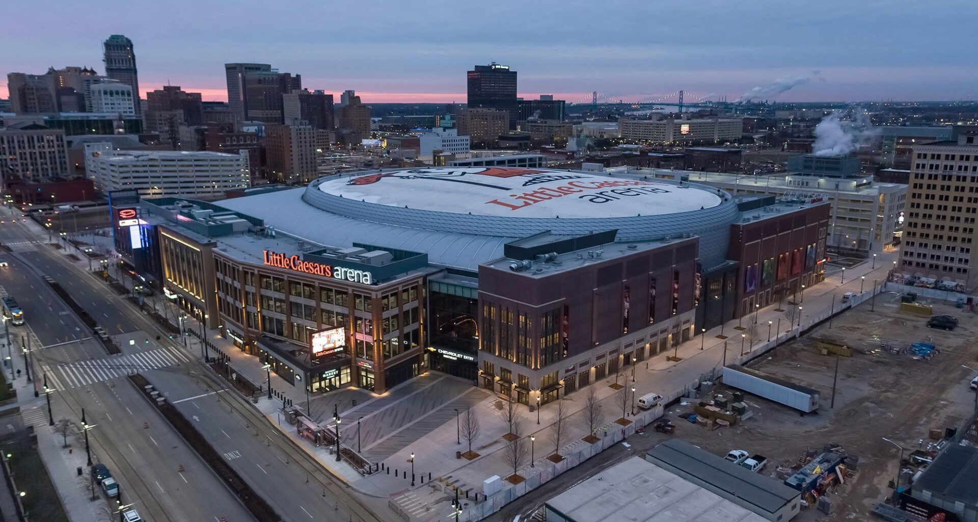 Little Ceasars Arena gets the Silver medal!