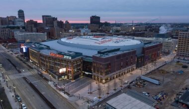 Little Ceasars Arena gets the Silver medal!