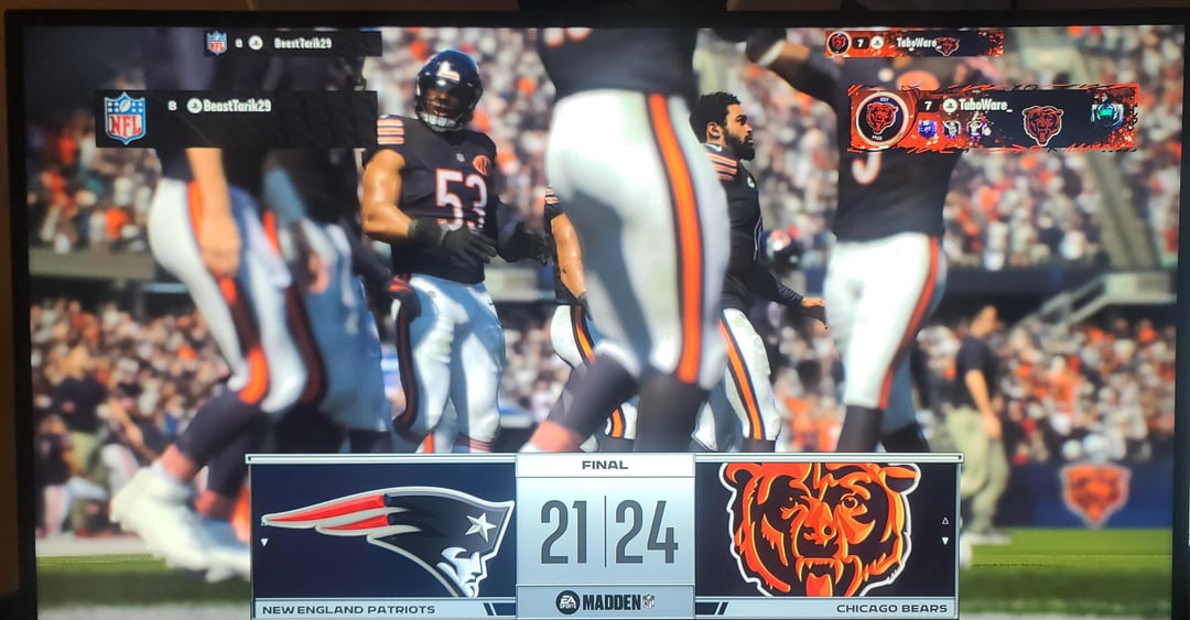 I'm like 98% sure I played and beat Tarik Cohen in Madden this morning