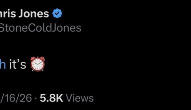 [Chris Jones] @cheetah it’s ⏰