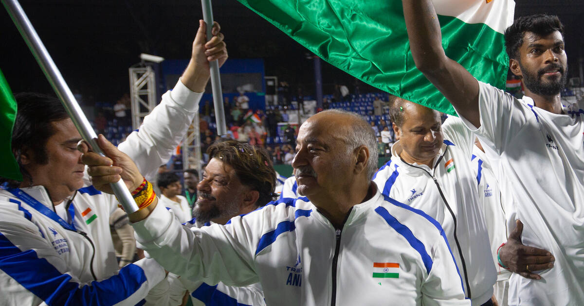 Indian hero lands triple blow to upset Netherlands - daviscup.com