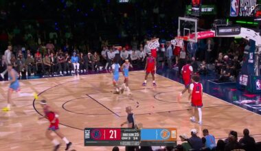 [Highlight] Reed Sheppard send Carter Bryant to the other side and scores the 3-pointer