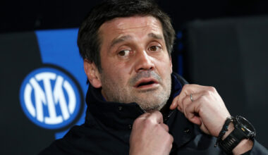 MONZA, ITALY - FEBRUARY 04: Cristian Chivu, Head Coach of FC Internazionale Milano, looks on prior to the Coppa Italia Quarter-Final match between FC Internazionale and Torino at U-Power Stadium on February 04, 2026 in Monza, Italy. (Photo by Marco Luzzani/Getty Images)