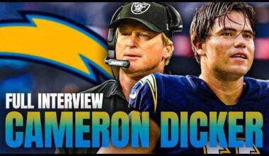 Chargers Kicker Cameron Dicker FULL INTERVIEW | Gruden Goes Long