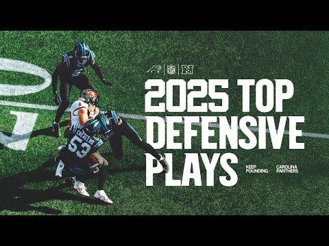 Panthers Top Defensive Plays of 2025 | Carolina Panthers