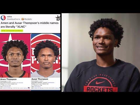 An Inside Look at Rockets Rising Star Amen Thompson