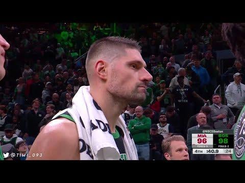 [highlights] Brown gets 29, Pritchard adds 24 and White comes up CLUTCH as the Celtics come back from 21-point deficit to beat Miami! Also here: Nikola Vucević's debut highlights!