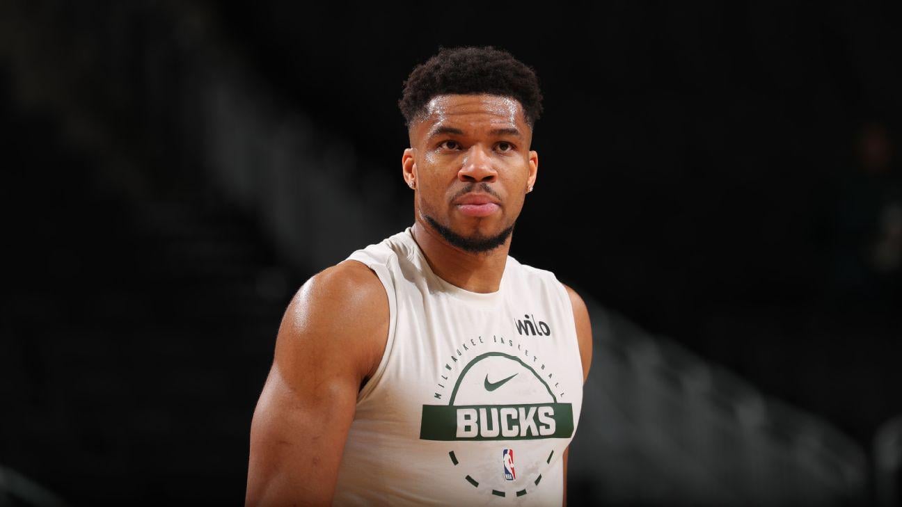 [Collier] Although the Bucks did not release a specific timeline for his return, sources told ESPN that Antetokounmpo could be aiming to come back on the shorter end of his projected window: Four weeks from his initial injury would be Feb. 20, the team's first game following the All-Star break.