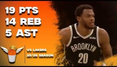 Day'Ron Sharpe 19 Points vs Lakers Full Highlights! (2/3/2026)