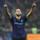 MILAN, ITALY - OCTOBER 29: Hakan Calhanoglu of FC Internazionale celebrates after scoring their team