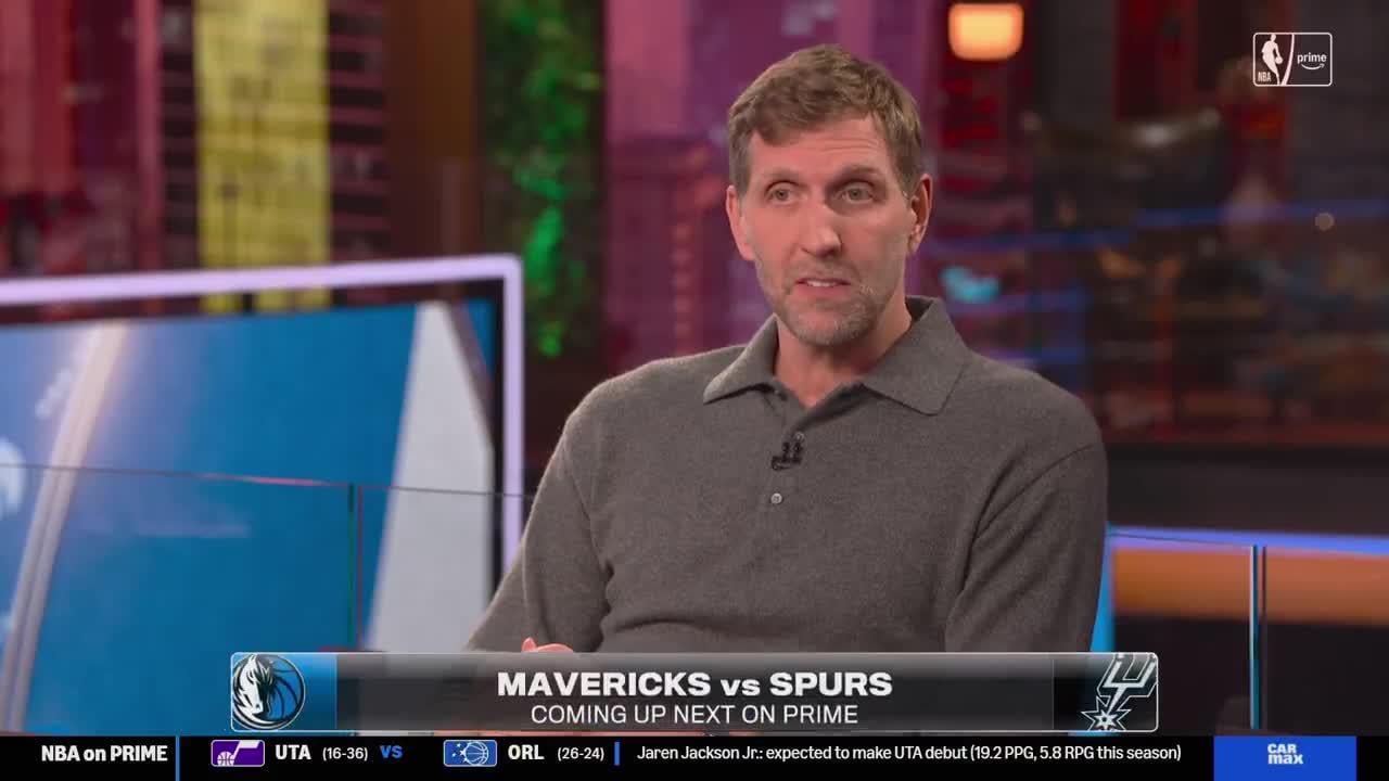 [NBA on Prime] Blake Griffin and Dirk Nowitzki both agree it is time for the Mavericks to build around Cooper Flagg