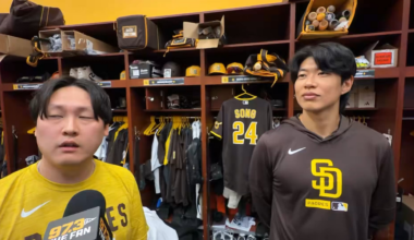 [Levitt] Sung Mun Song says he’s been told that he’ll cover third base, second base, first base, and maybe some outfield as he gets ready for his first season with the Padres