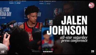 Jalen Johnson Media Day Press Conference