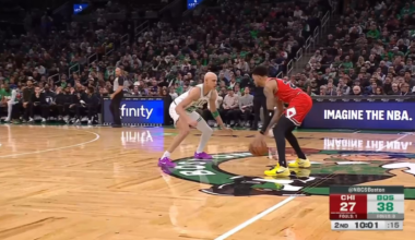 The steal itself was impressive, but the speed that Jordan showed afterwards to get around Anfernee and to the basket was even more eye-popping. Dude is extremely athletic. I’m glad he’s on our team!