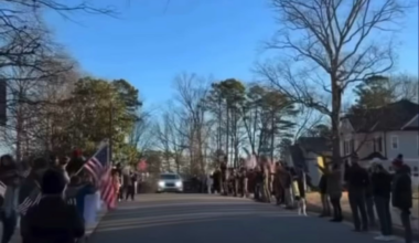 Jaccob Slavin Olympic sendoff 🇺🇸 cruising in his Honda Odyssey