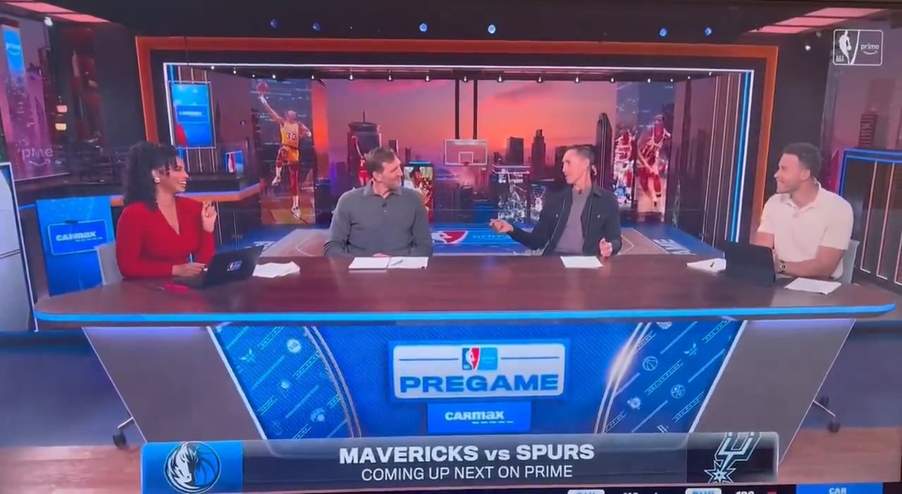 Steve Nash: "You did have a 1.7% chance to get Cooper and you got Cooper, so there's that." Dirk: "That was the 'vision'. That was [Nico's] vision." 😅