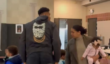 Video posted on social media outlets today showing Giannis in Chicago, Is this what boosted the odds? - [Giannis at St. George Greek Orthodox Church today in Chicago]