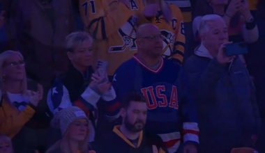 Pittsburgh gives Jack Hughes a standing ovation