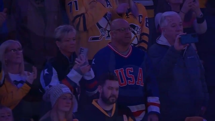 Pittsburgh gives Jack Hughes a standing ovation