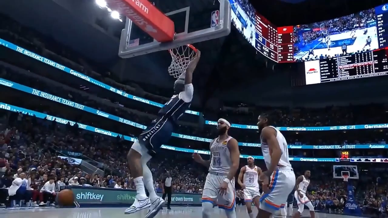 2 years ago today: P.J. and Gaff score their first points for Dallas in their Mavs debut. Instant chemistry. Mavs beat OKC 146-111 in this game, then later that season this squad got to the Finals🔥
