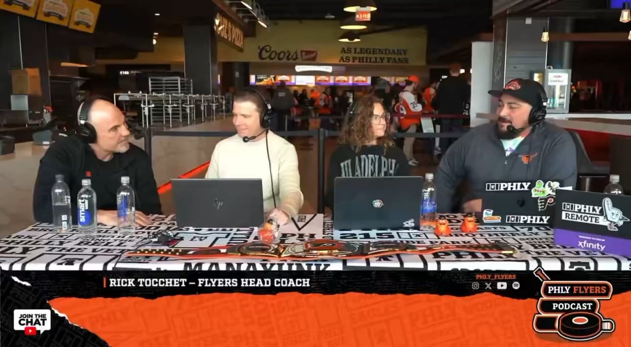 Rick Tocchet responds to questions about Michkov’s  ice time.