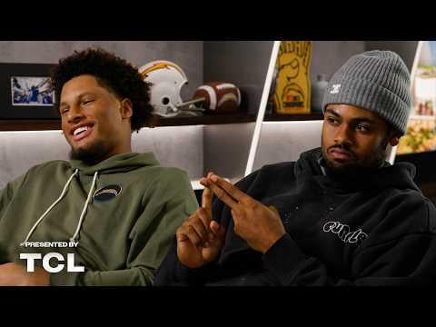 NFL Players Oronde Gadsden & Tre' Harris Answer The Internet | LA Chargers