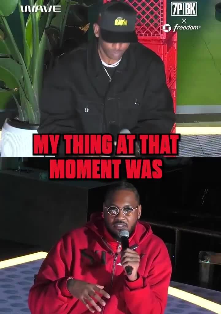 When they were on the Rockets, Melo said Daryl Morey told him his services were no longer needed and the team plane left without him. CP3 said he got a plane for his wife and Melo because he “wasn’t gonna let them embarrass my dawg.”